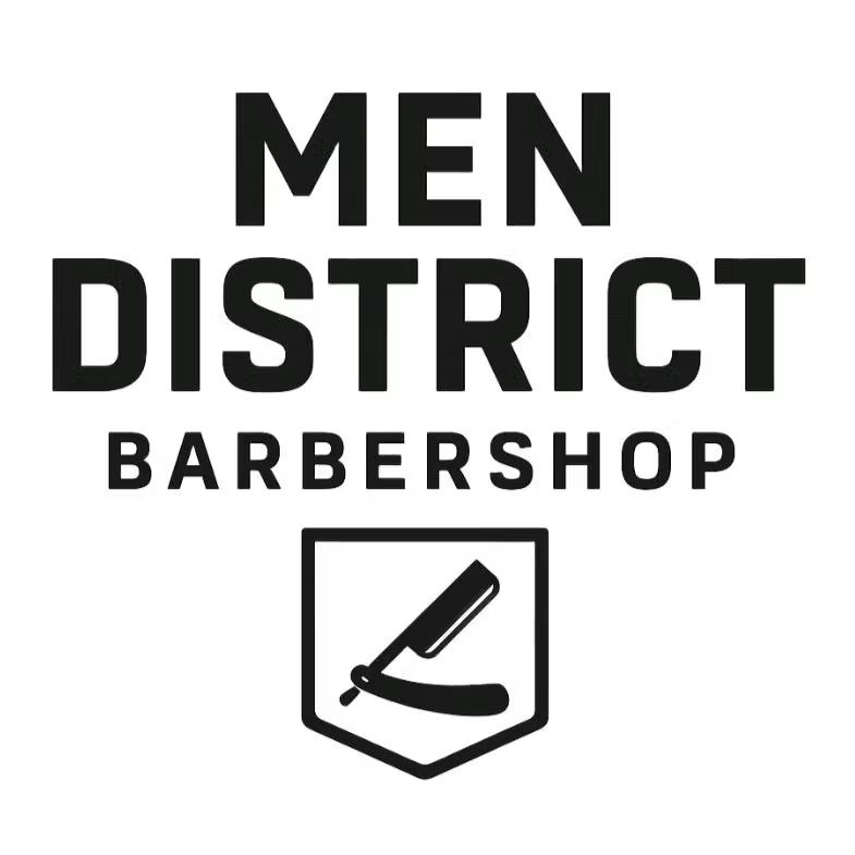 Men District Barbershop logo
